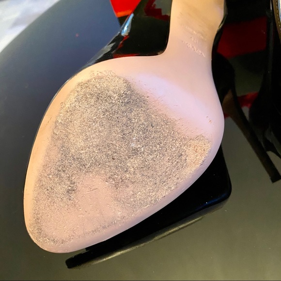 AUTH PRADA PEEP TOE BLACK PUMP - Picture 11 of 14